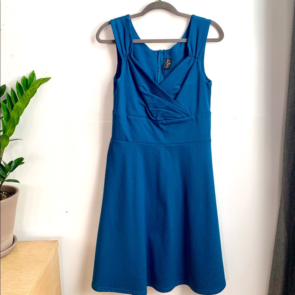 Blue Sleeveless Dress